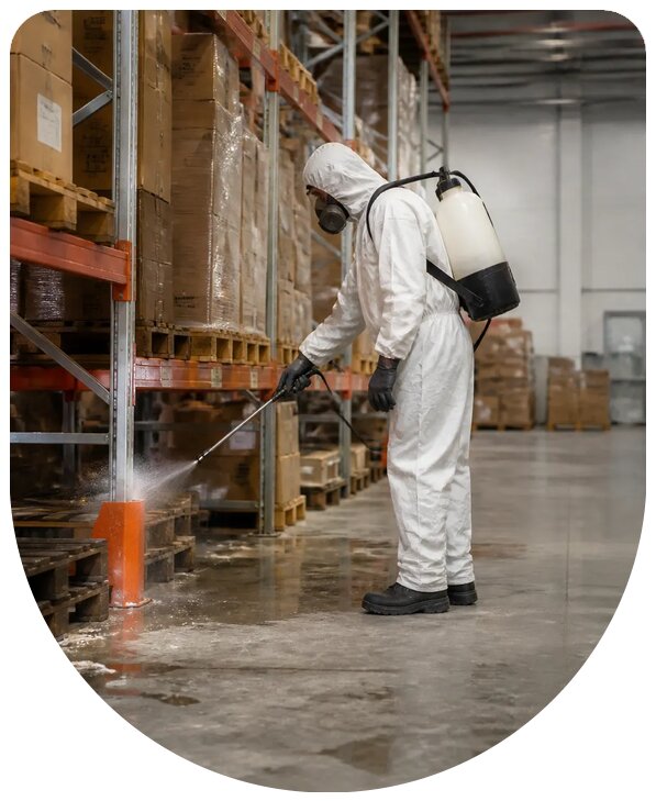 Профессиональная дезинсекция складских помещений в Минусинске